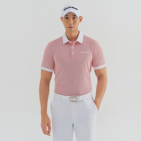 남성 투톤 카라 반팔 티셔츠 TMTPN2143-500