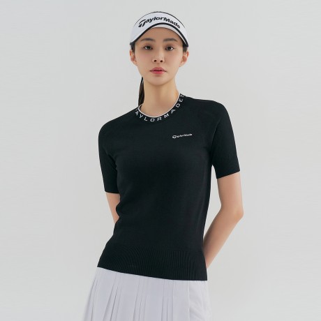 여성 반팔 라운드 니트 TWSRN6122-199