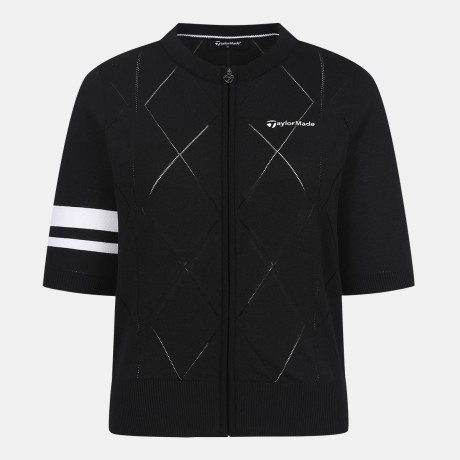 여성 집업 반팔 니트 가디건 TWSCN5131-199