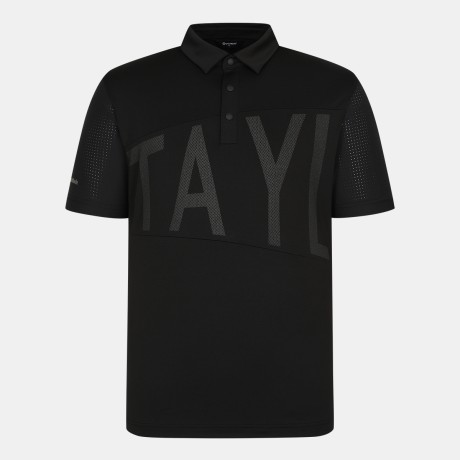 남성 빅레터링 블록 타공 카라 반팔 티셔츠 TMTYN2243-199