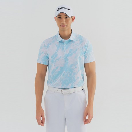 남성 패턴 카라 반팔 티셔츠 TMTYN2350-940