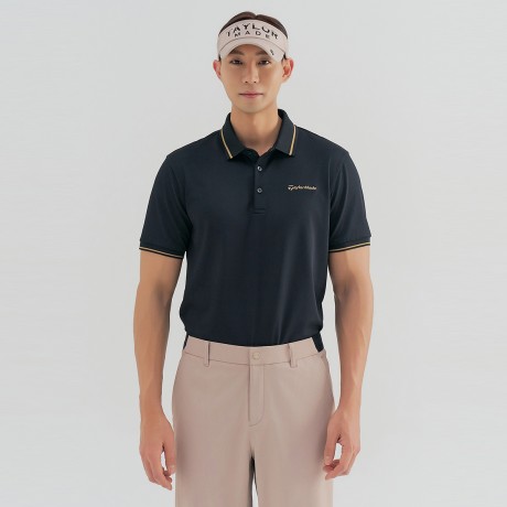 남성 스트라이프 카라 반팔 티셔츠 TMTPN2343-199