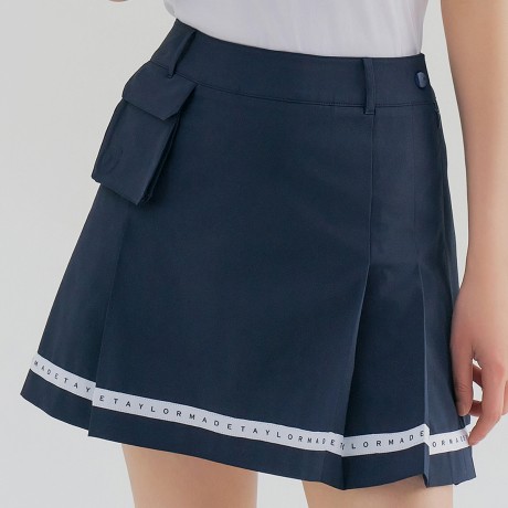 여성 부분 플리츠 포켓 큐롯 TWCUN6391-915