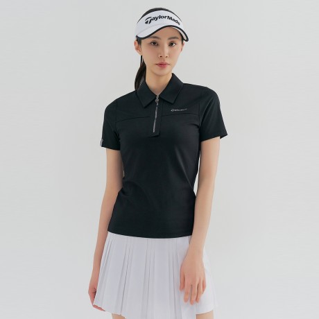 여성 반집업 카라 반팔 티셔츠 TWTYN6143-199