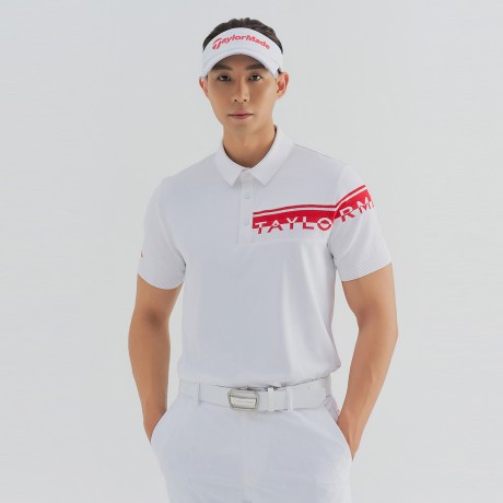 남성 니트 패치 카라 반팔 티셔츠 TMTYN2141-100