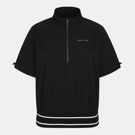 여성 하이넥 아노락 반팔 티셔츠 TWTHN6106-199