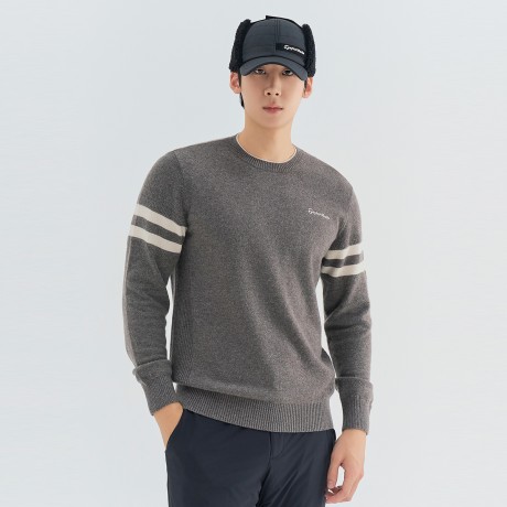 [메리노울 에디션]남성 울 라운드 니트 TMSRN3321-505