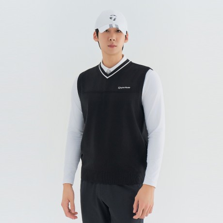 남성 브이넥 니트 베스트 TMSVN3122-199
