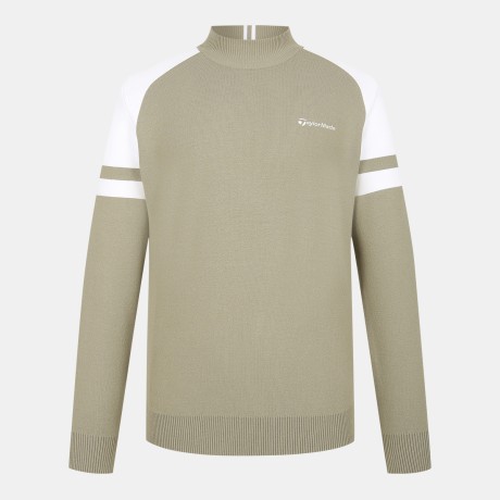 남성 배색 하이넥 니트 TMSHN3222-510