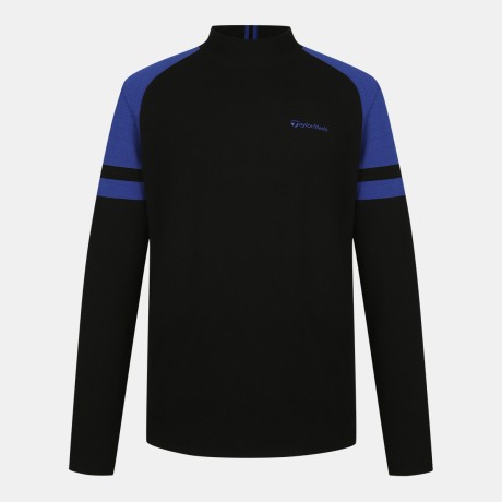 남성 배색 하이넥 니트 TMSHN3222-907