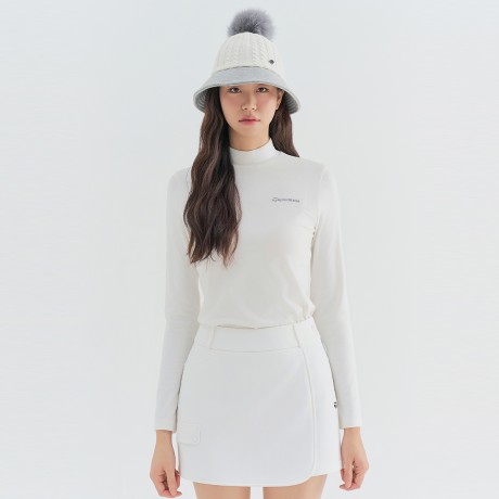 여성 하이넥 베이스레이어 티셔츠 TWTHN8141-101