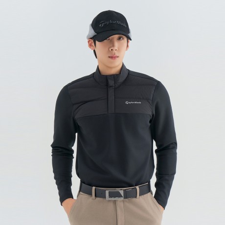 남성 다운패치 방풍 반집업 티셔츠 TMTHN4142-199