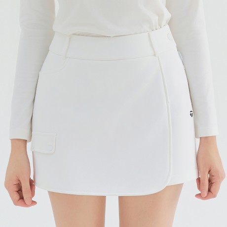 여성 본딩 A라인 랩스커트 반바지 TWPSN8192-101