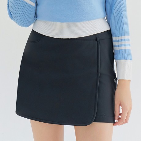 여성 본딩 A라인 랩스커트 반바지 TWPSN8192-199