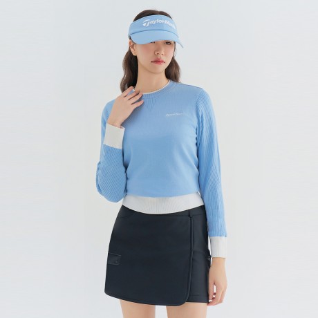 여성 방풍 라운드 니트 TWSRN8121-940