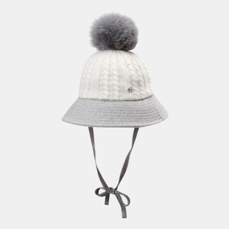 여성 니트 폼폼 햇 TWHHN8624-102