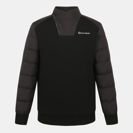 [메리노울 에디션]남성 소매 다운 하이넥 니트 TMSHN4221-199