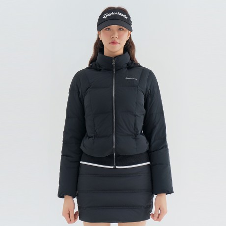 여성 니트 후드 중량 다운 점퍼 TWDJN8202-199