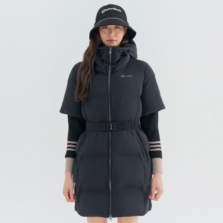 여성 중기장 반팔 점퍼 TWDJN8301-199