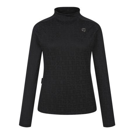 여성 자가드 하이넥 티셔츠 TWTHO5242-192