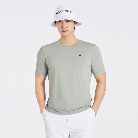 남성 빅로고 라운드 반팔 티셔츠 TMTRO2743-812