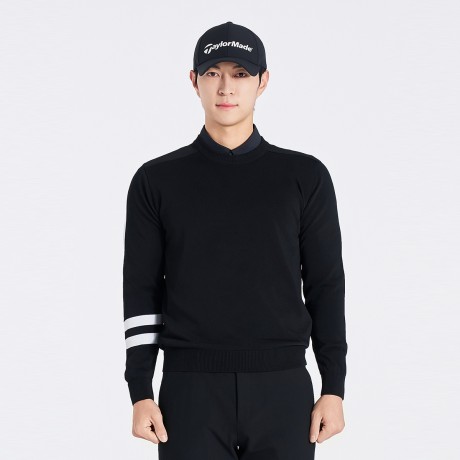 남성 베이직 라운드 풀오버 니트 TMSRO1122-199