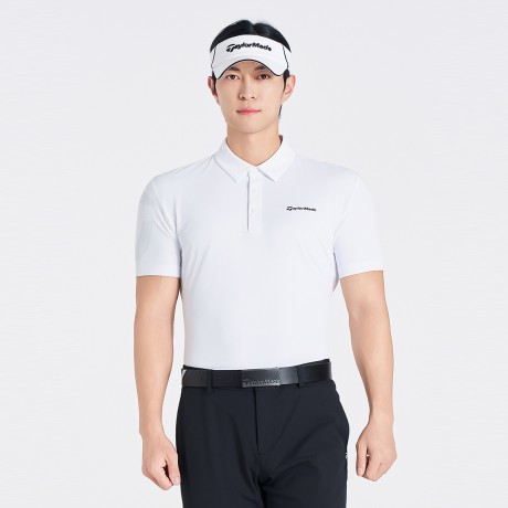 남성 소매 빅로고 카라 반팔 티셔츠 TMTYO2741-100