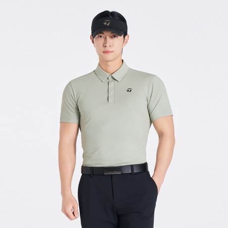 남성 소매 빅로고 카라 반팔 티셔츠 TMTYO2741-812