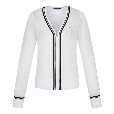 여성 브이넥 니트 가디건 TWSCO6131-100