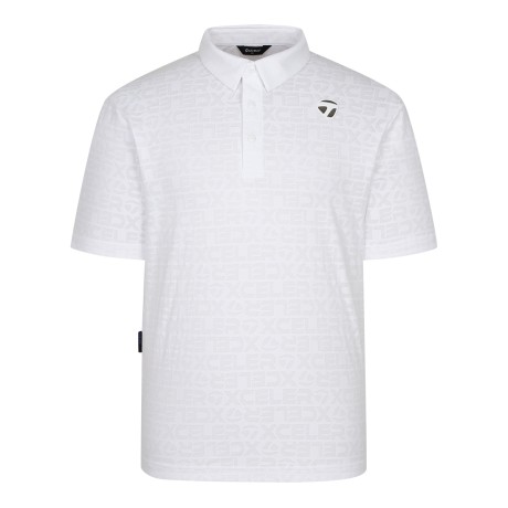 남성 로고 자카드 카라 반팔 티셔츠 TMTYO2141-100