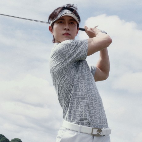 남성 로고 자카드 카라 반팔 티셔츠 TMTYO2141-190