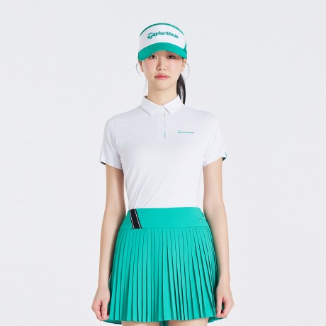 여성 카라 반팔 티셔츠 TWTYO6741-100