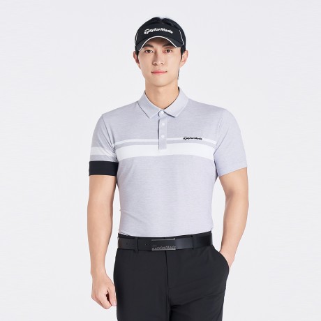 남성 블록 카라 반팔 티셔츠 TMTYO2244-193