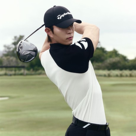 남성 카라 하이브리드 반팔 니트 TMSYO2122-100