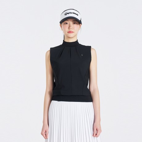 여성 셔링 슬리브리스 티셔츠 TWTHO6342-199