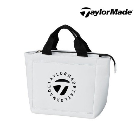 테일러메이드 25SS 서클 로고 라운드 토트백 화이트 M13578