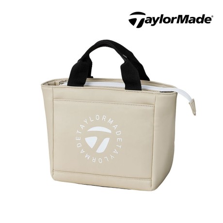 테일러메이드 25SS 서클 로고 라운드 토트백 베이지 M13581