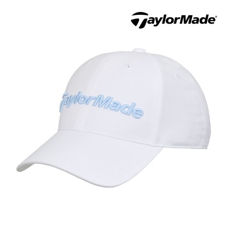 테일러메이드 25SS 여성 베이직 캡 모자 화이트 M16966