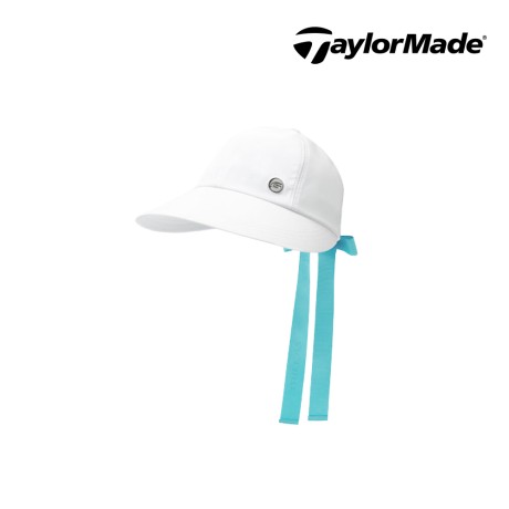 테일러메이드 25SS 여성 글로리 리본캡 화이트 M13834