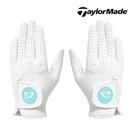 테일러메이드 25SS 여성 글로리 글러브 페어 화이트 M13840