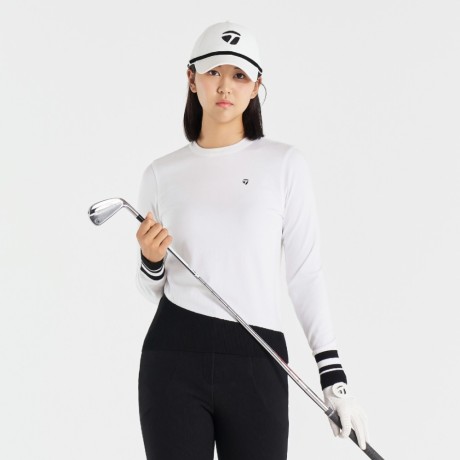 25FW 여성 배색 라운드 니트 TWSRO7224-101