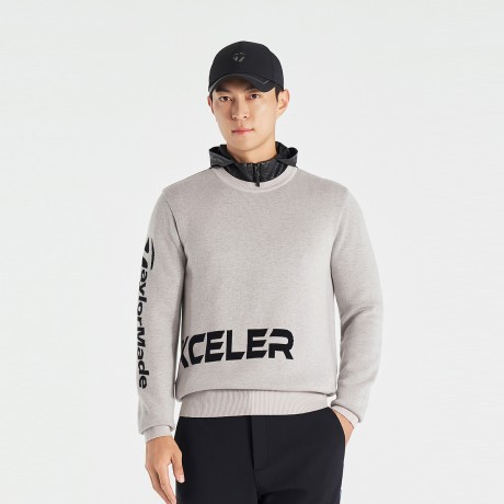 25FW 남성 레터링 라운드 니트 TMSRO4121-508