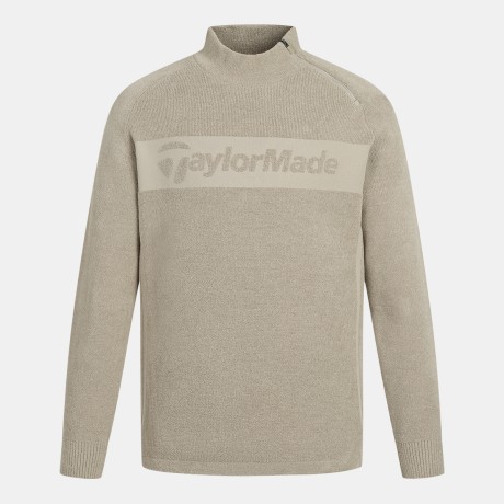 25FW 남성 비대칭 지퍼 하이넥 니트 TMSHO4122-509