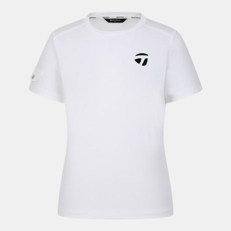 26SS 여성 포켓 장식 라운드 반팔 티셔츠 TWTR66748-100