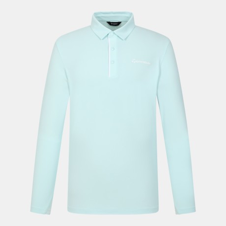 26SS 남성 단작 포인트 카라 긴팔 티셔츠 TMTY61741-830