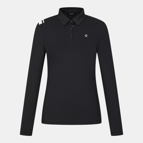 26SS 여성 어깨 포인트 카라 긴팔 티셔츠 TWTY65741-199