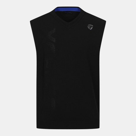 26SS 남성 레터링 브이넥 니트 베스트 TMSV61222-199