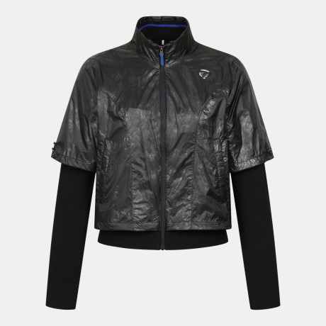 26SS 여성 우븐 하이브리드 집업 니트 가디건 TWSC65121-199