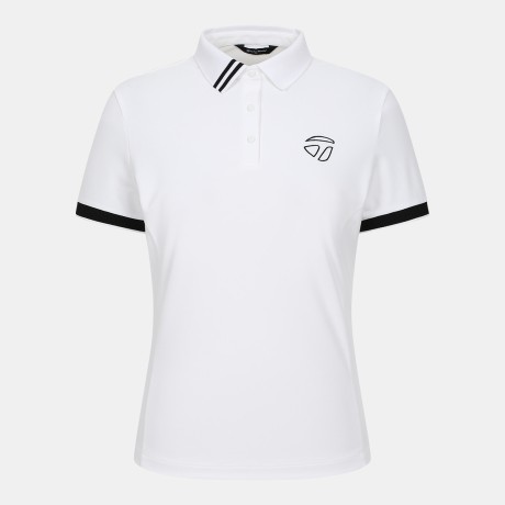 26SS 여성 배색 포인트 카라 반팔 티셔츠 TWTP66742-100