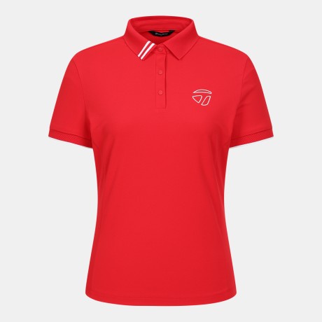 26SS 여성 배색 포인트 카라 반팔 티셔츠 TWTP66742-500